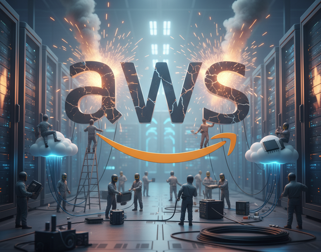 חצי מהאינטרנט קרס בגלל AWS – החצי השני לא הפסיק לצחוק על זה